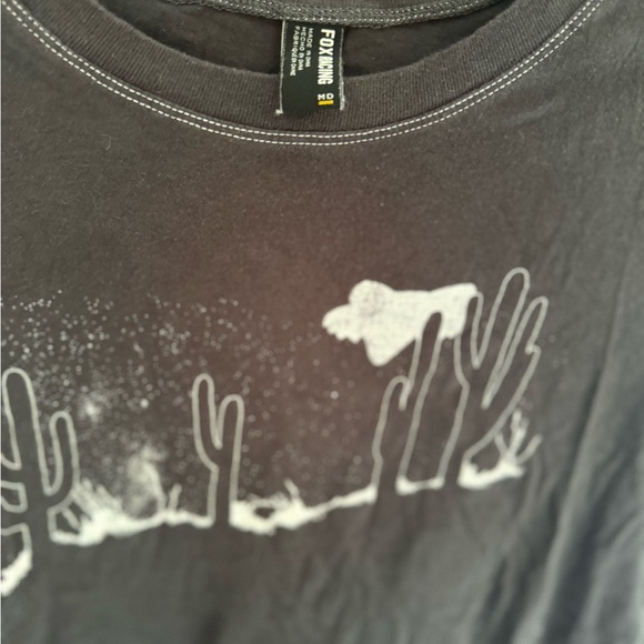 Fox Racing T-Shirt with Cactus Design - Picture 2 of 3